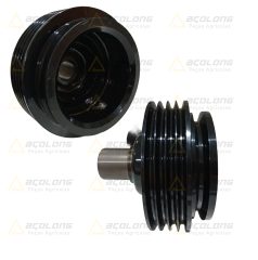 POLIA 87526862 DISCO DO MOTOR — Disco do motor – Polia 5V Similar New Holland 87526862 para colheitadeira TC5090, garantindo transmissão eficiente e alinhamento perfeito. Alta durabilidade e desempenho.